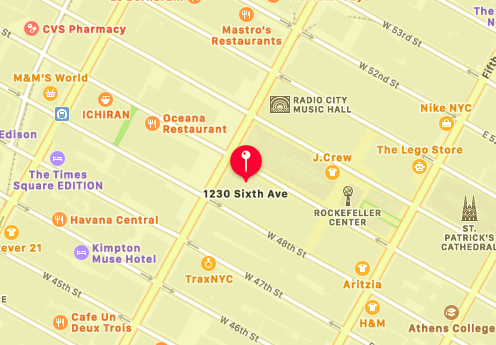 Pinpoint on 1230 6th Avenue, New York, NY