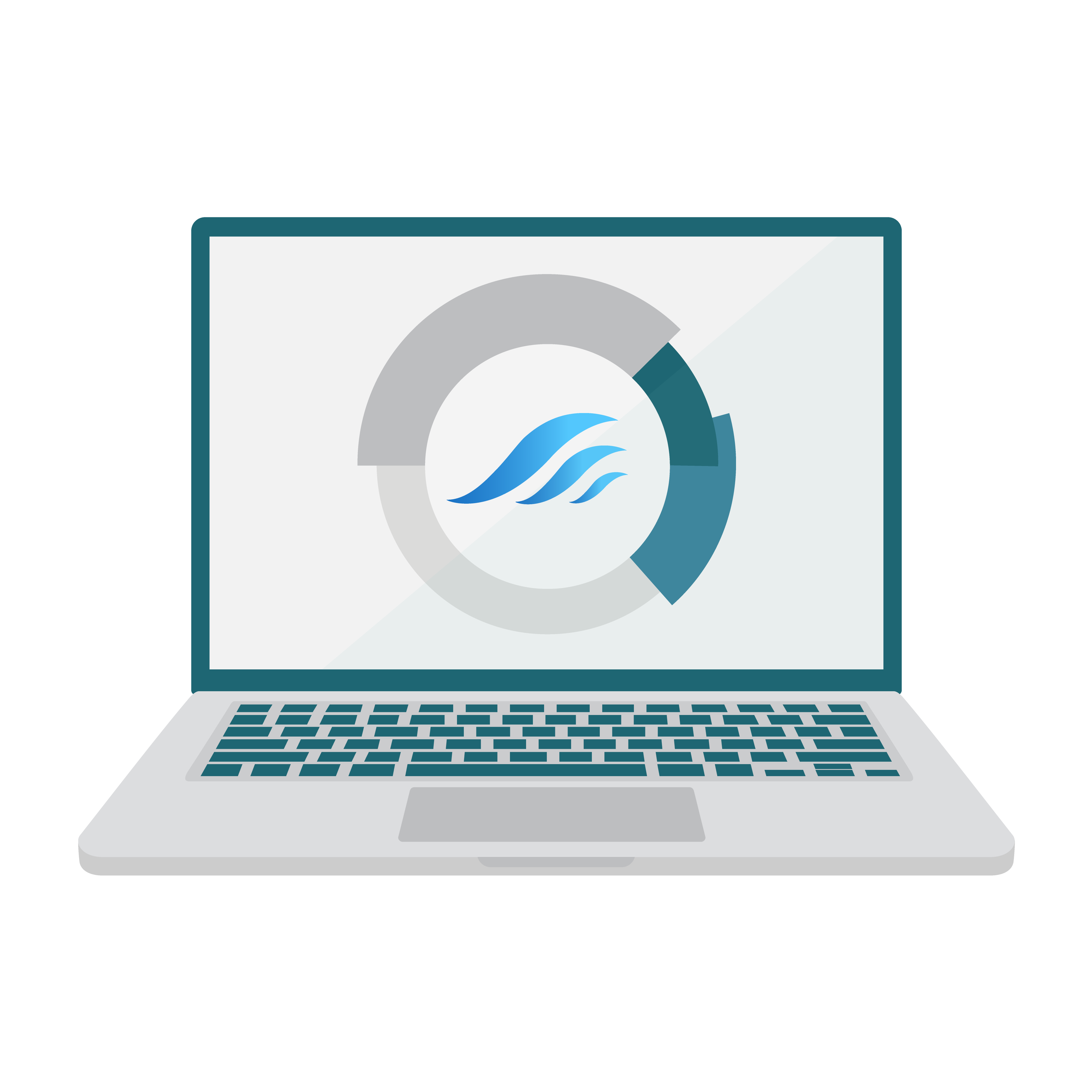 Laptop illustration